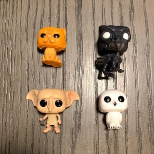 4 Harry Potter mini Funko Pops Pocket Pops